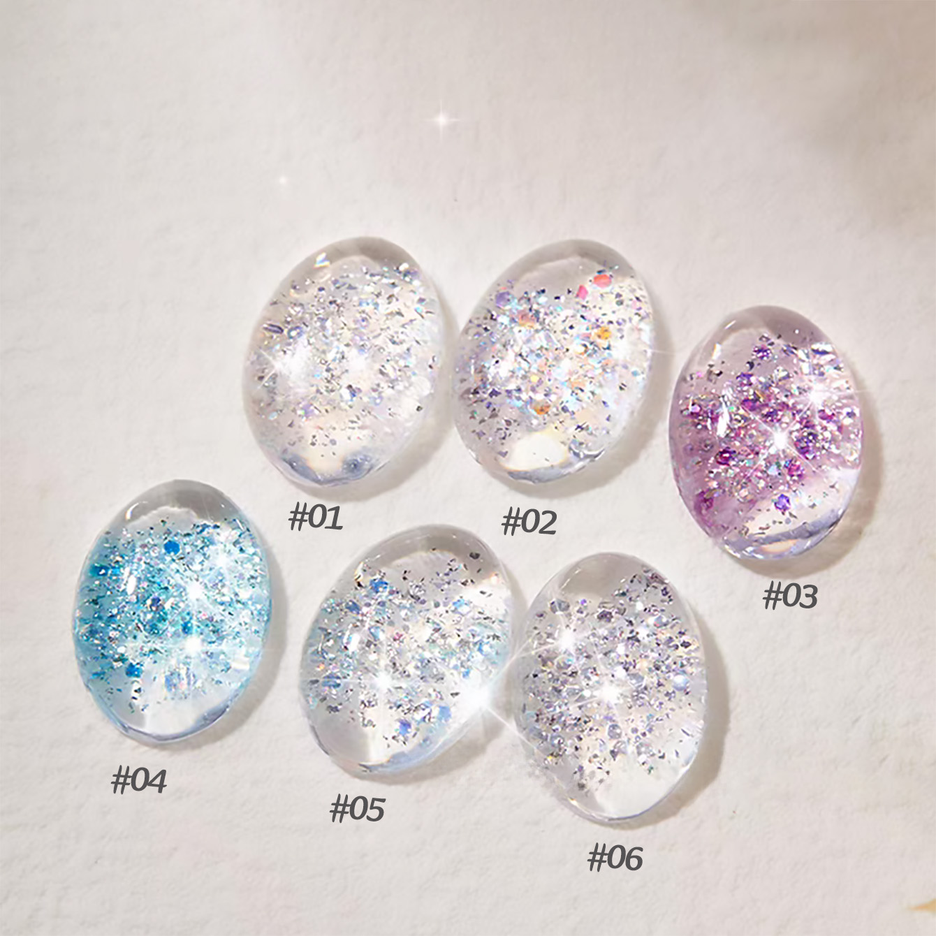 Resin Art Online - ZH1PCS 2026 Новый мерцающий гель для