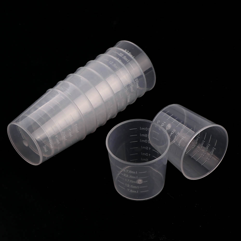 Resin Mixing Cup - 20 шт., 30 мл, прозрачные пластиковые