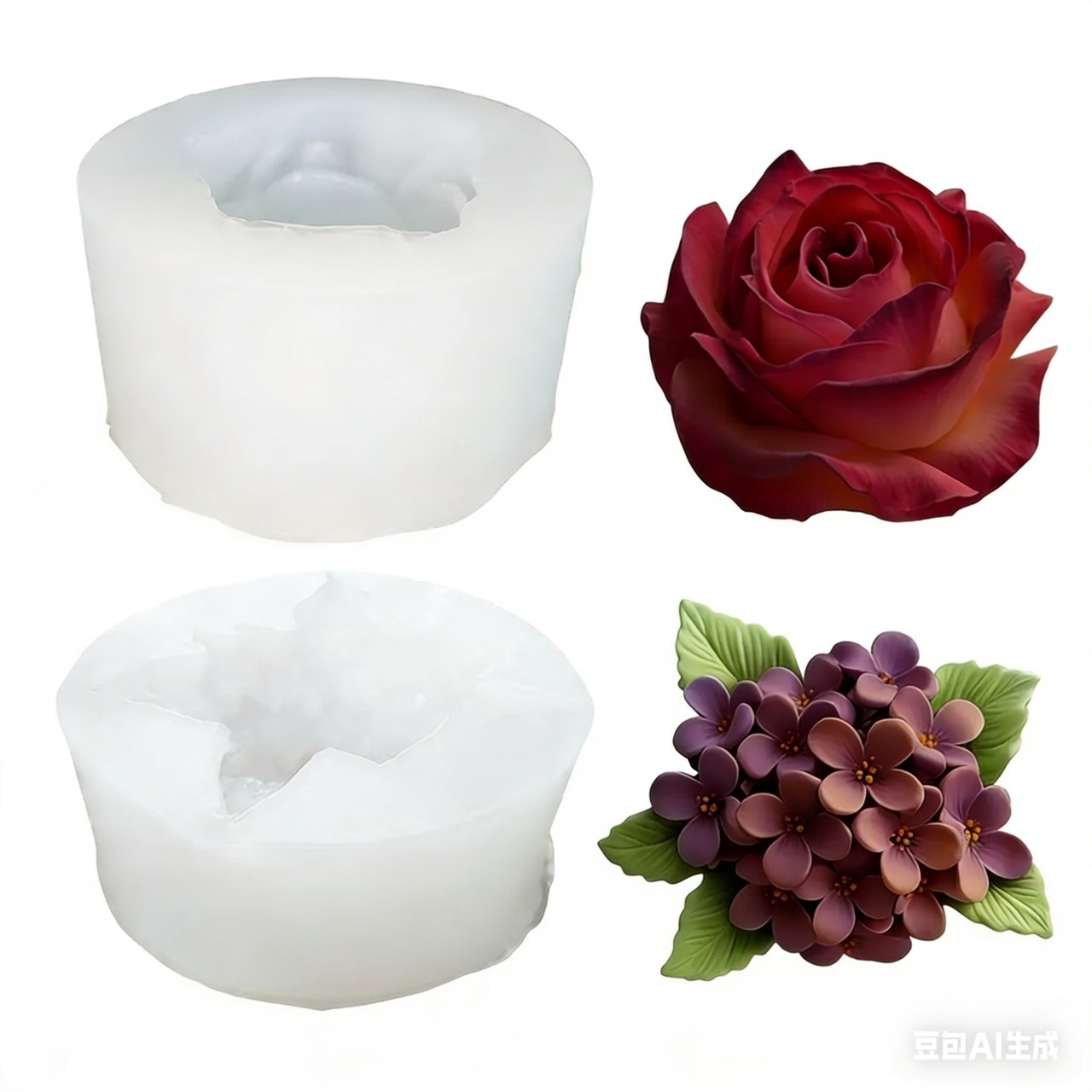 Resin Art Gift For Wedding - 2 шт. 3D силиконовые формы с
