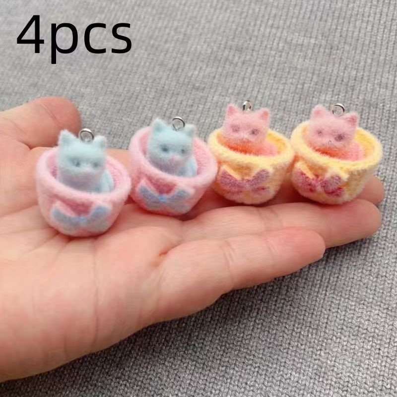 4 шт. 3D-подвески в виде кошек – обзор и цена Resin Art Essentials