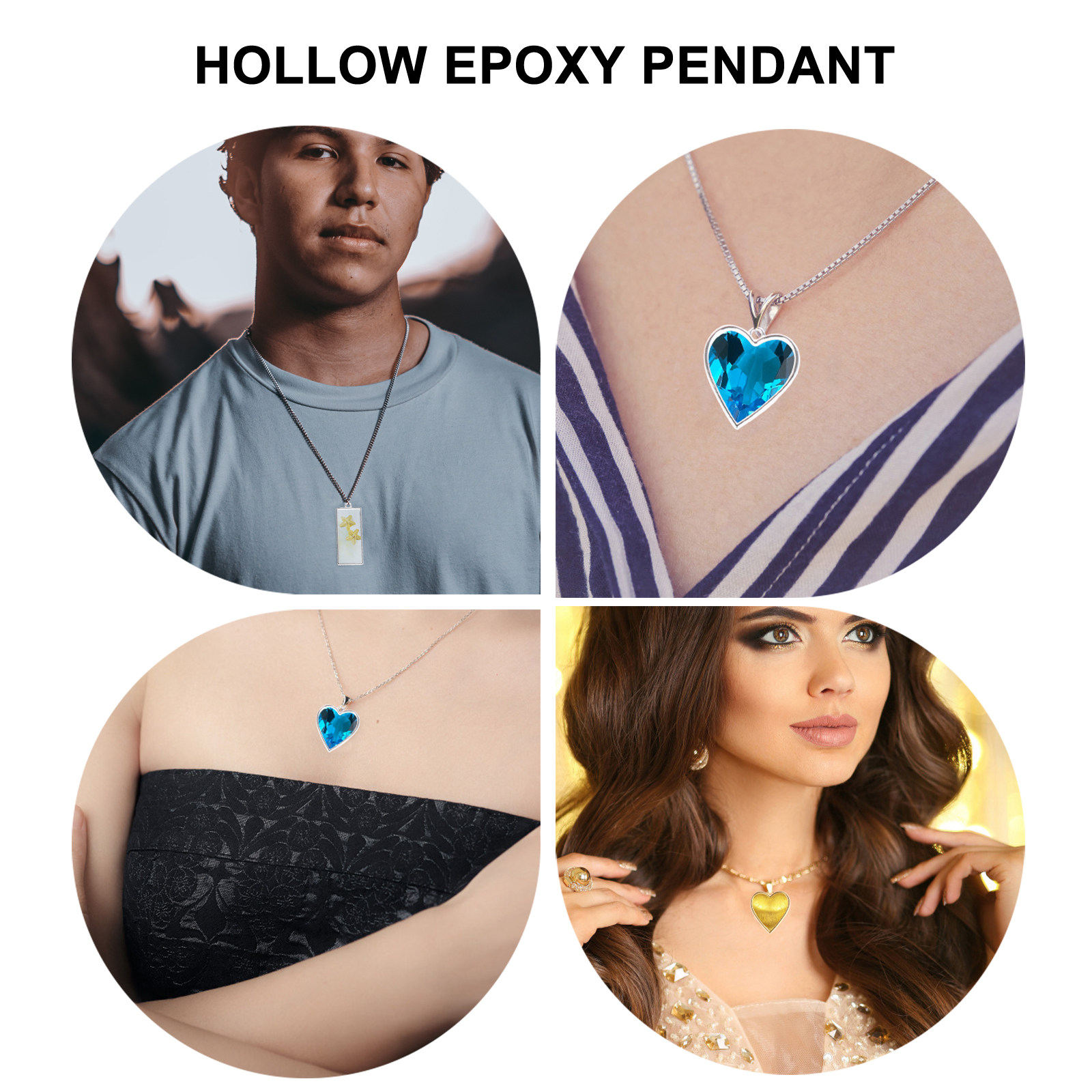 Набор для изготовления украшен – обзор и цена Bezels Pendant Resin
