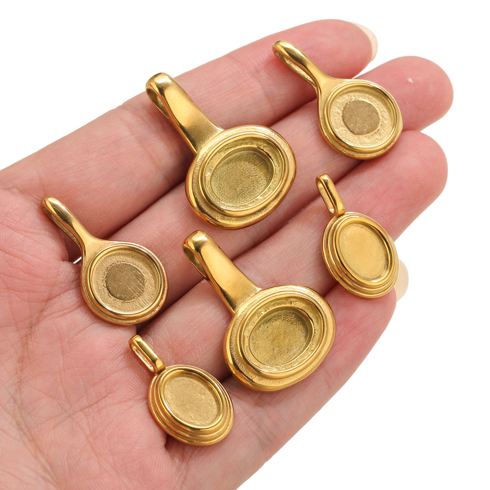 5 шт., круглые овальные поднос – обзор и цена Bezels Pendant Resin