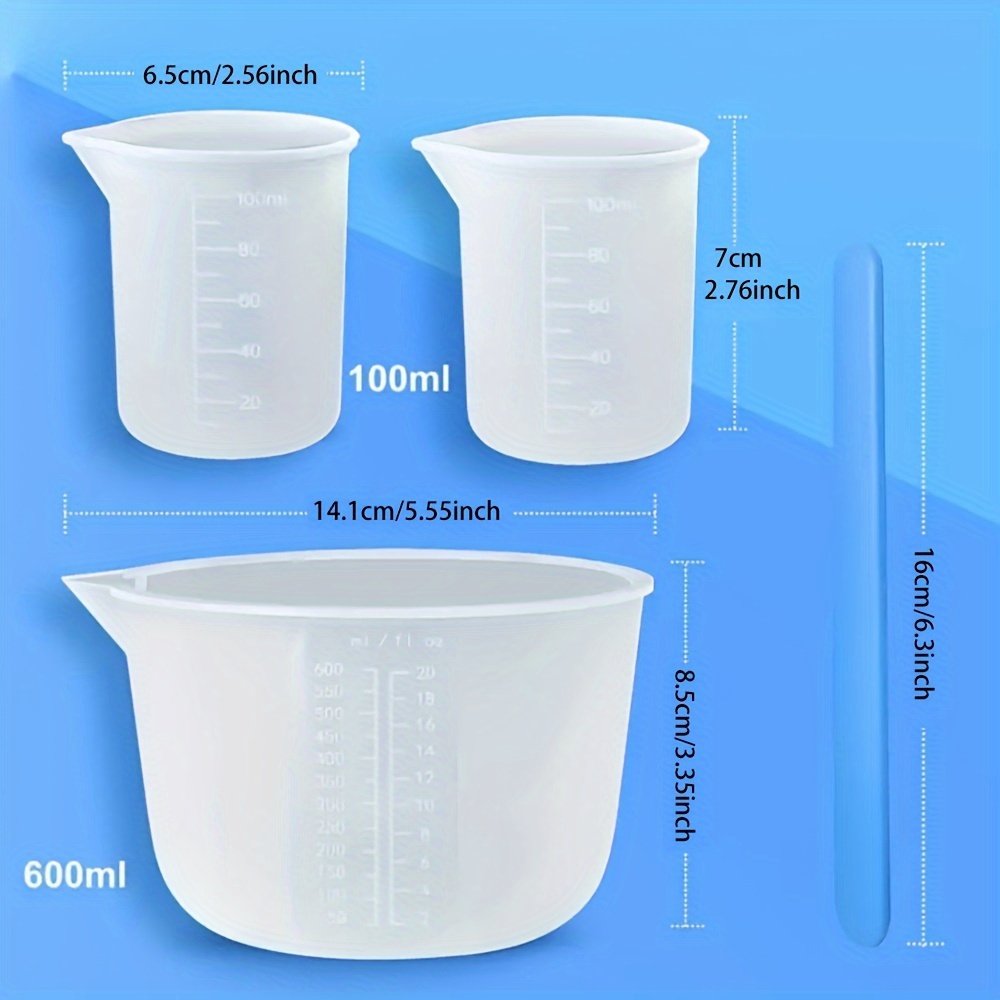 Силиконовые мерные стаканы для – обзор и цена Resin Mixing Cup