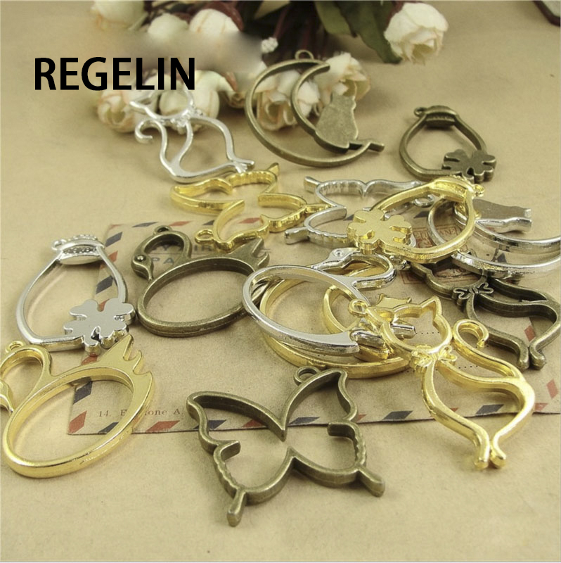 5 шт., подвеска на металлическ – обзор и цена Bezels Pendant Resin