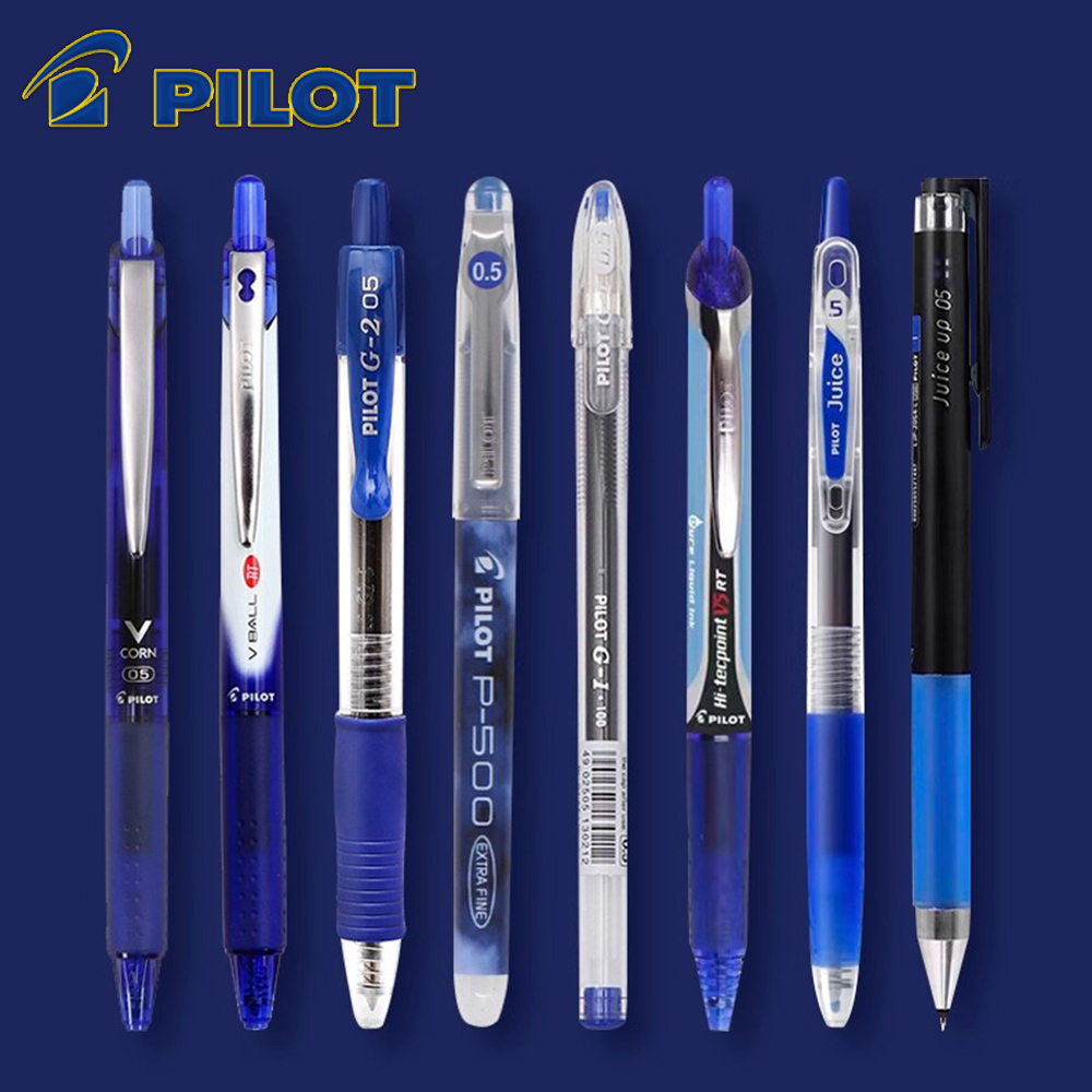 Коллекция синих гелевых ручек  – обзор и цена Pilot Pen G2
