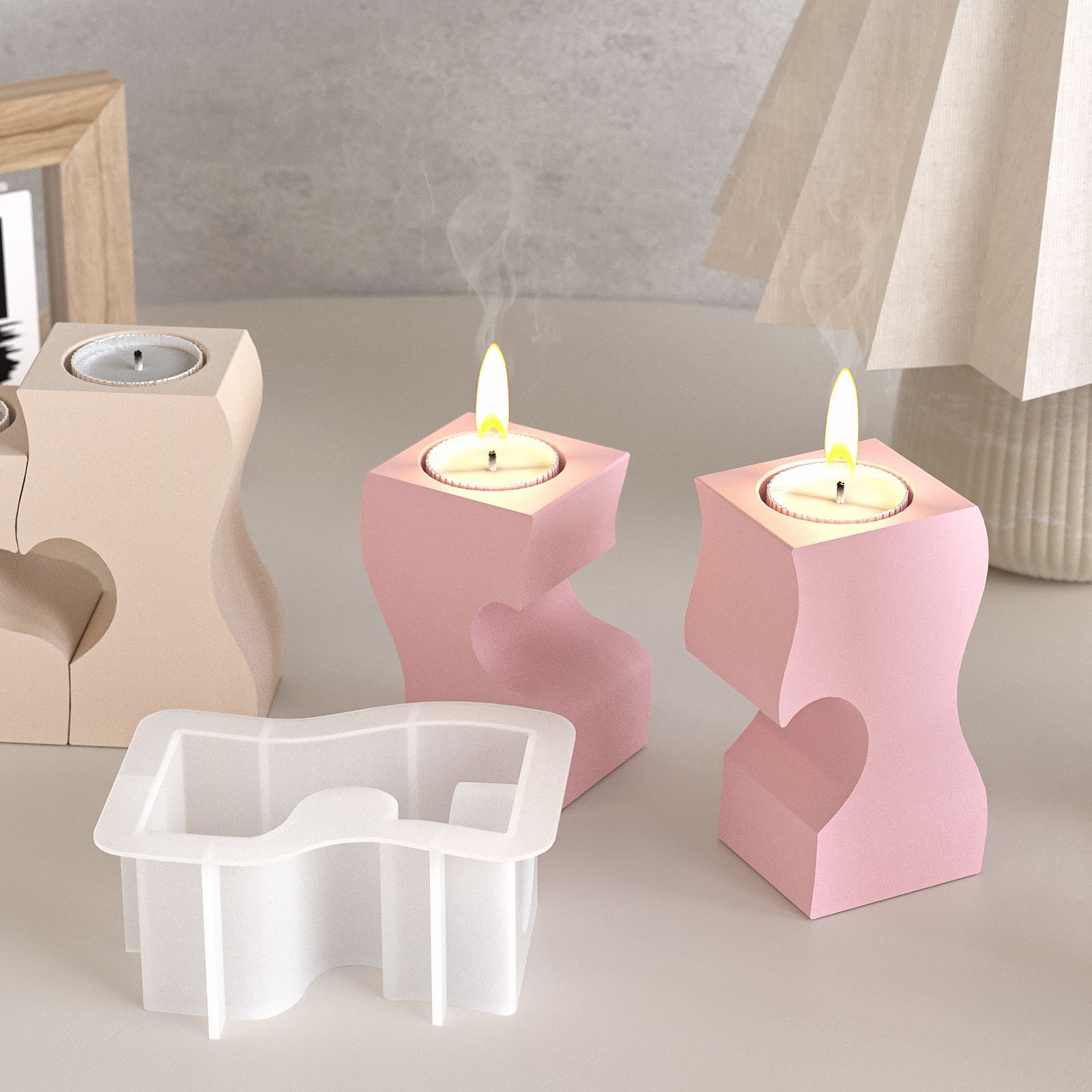 S сердце подсвечник силиконовы – обзор и цена Resin Art Mould
