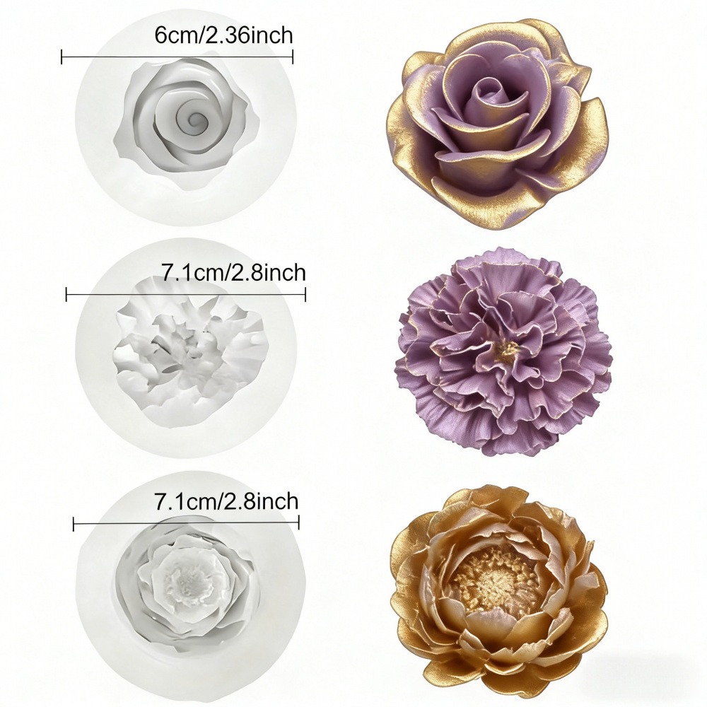 Набор из 3 силиконовых форм дл – обзор и цена Resin Art Gift For Wedding