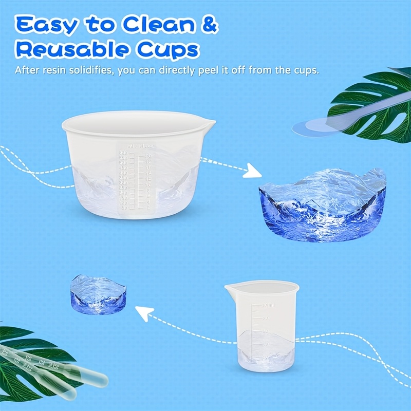 Силиконовые мерные стаканы для – обзор и цена Resin Mixing Cup