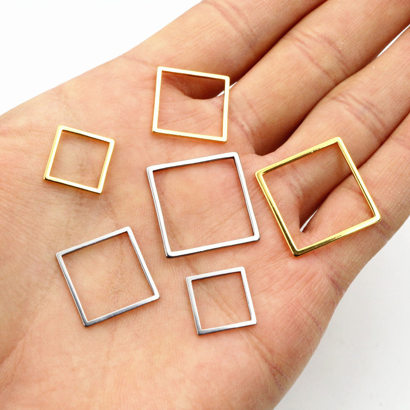 20 шт., 3 размера, квадратная  – обзор и цена Bezels Pendant Resin