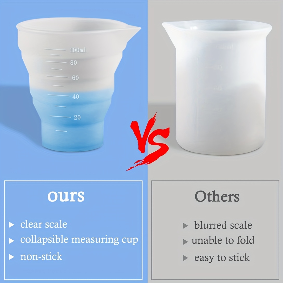 Складная силиконовая мерная ча – обзор и цена Resin Mixing Cup
