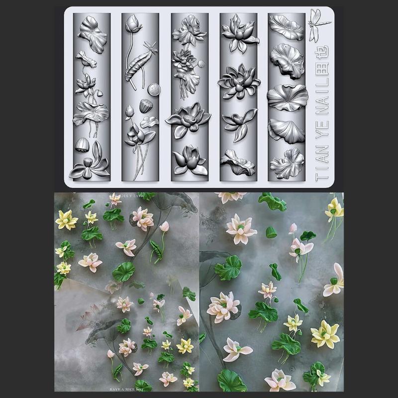 З. Серия цветочных 3D-форм для – обзор и цена Resin Art Zone