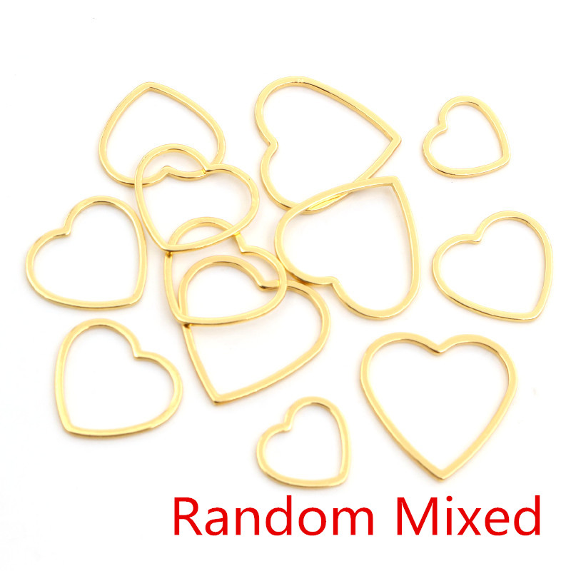 20 шт сердце очарование золото – обзор и цена Bezels Pendant Resin